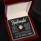 To My Soulmate | Love Knot Necklace | I may not be your first date, your first kiss... 💘💝