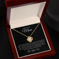 To Mom from your son | Love Knot Necklace | I am forever grateful.