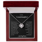 To My Granddaughter | Love Knot Necklace