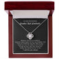To My Stunning Smokin' Hot Soulmate | Love Knot Necklace | Remember Whose Queen You are ...