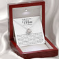 To My Beautiful Mom | On My Wedding Day | Love Knot Necklace