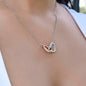 To My Smokin' Hot Soulmate | Interlocking Heart Necklace | I Love You 💘💝