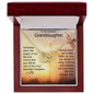 To My Dearest Granddaughter | Interlocking Hearts Necklace | Someday when the pages of my life end..