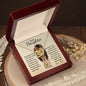 To My Daughter from Dad | Interlocking Hearts Necklace | Never forget that I love you.