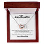 To My Granddaughter from Grandma | Interlocking Hearts Necklace