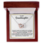 To My Granddaughter | Interlocking Hearts Necklace