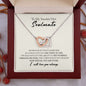 To My Smokin' Hot Soulmate | Interlocking Heart Necklace | I Love You 💘💝