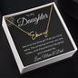 To My Daughter from Mom and Dad | Signature Style Name Necklace