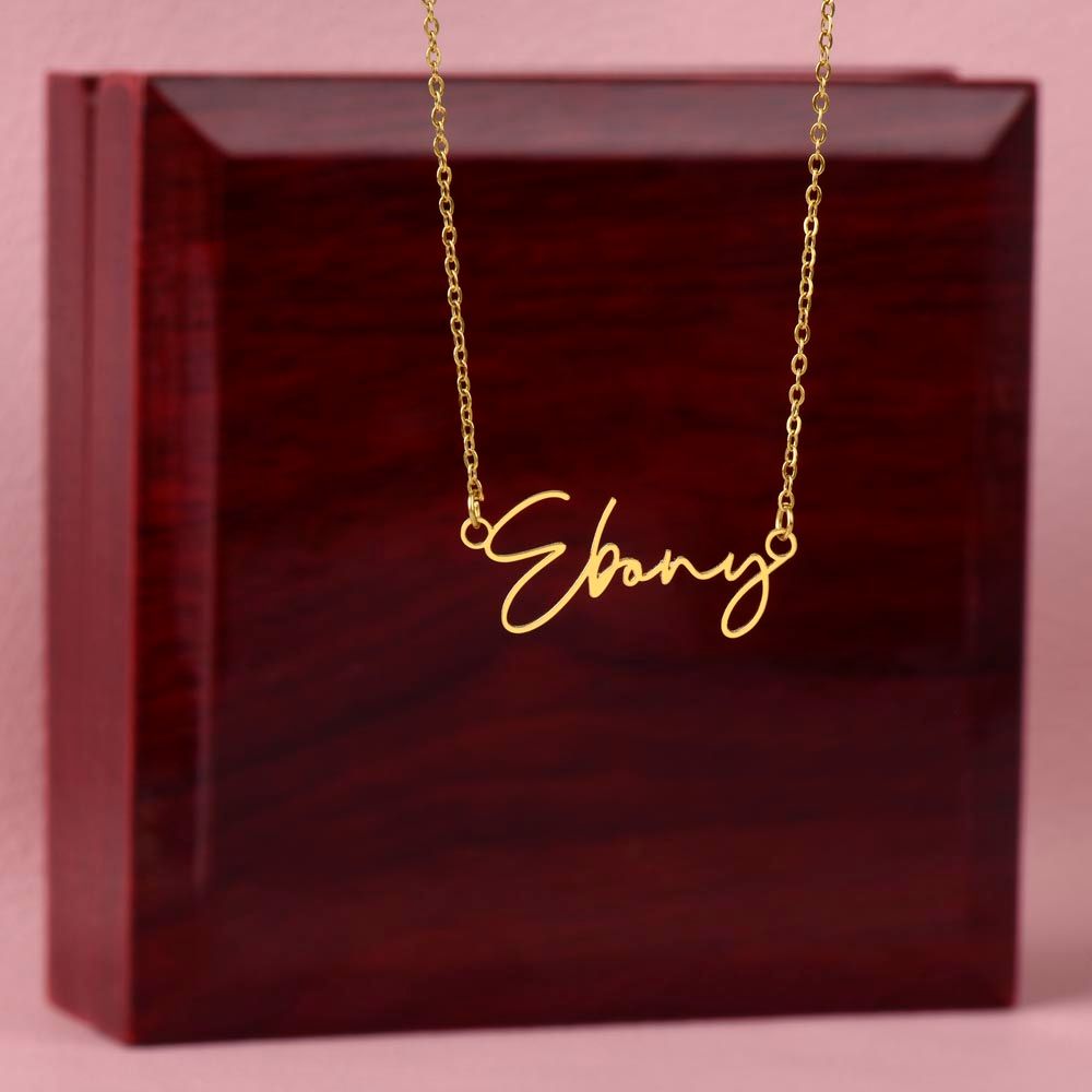 To My Daughter from Mom | Personalized Signature Name Necklace