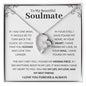 To My Beautiful Soulmate | Forever Love Necklace