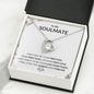 To My Soulmate | Forever Love Necklace | I Will Love You Always and Forever