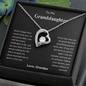 To My Granddaughter from Grandpa | Forever Love Necklace