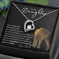 To My Daughter from Dad | Forever Love Necklace | Never Forget that I love you. I hope you believe in yourself as much as I believe in you.