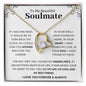 To My Beautiful Soulmate | Forever Love Necklace