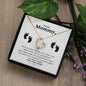 To My Mommy from Your Tummy | Forever Love Necklace | I may just be a bump, but I love you more than you'll ever know.