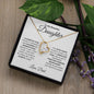 To My Beautiful Daughter from Dad | Forever Love Necklace