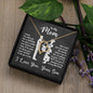 To My Mom | I know it's difficult for a woman to raise a man | Forever Love Necklace