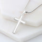To My Grandson |  Stainless Steel Cross Necklace | Someday when the pages of my life end, I know you will be one of the most Beautiful Chapters.