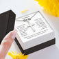 To My Dearest Son | Stainless Steel Cross Necklace | Someday when the pages of my life end
