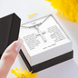 To My Husband | Stainless Steel Cross Necklace