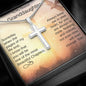 To My Dearest Granddaughter | Stainless Steel Cross Necklace | Someday when the pages of my life end..