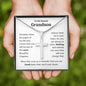 To My Grandson |  Stainless Steel Cross Necklace | Someday when the pages of my life end, I know you will be one of the most Beautiful Chapters.