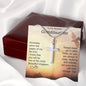 To My Dearest Granddaughter | Stainless Steel Cross Necklace | Someday when the pages of my life end..
