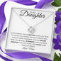 To My Daughter from Mom | Love Knot Necklace