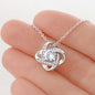 To My Daughter from Mom | Love Knot Necklace