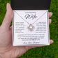 [Almost Gone] To My Beautiful Wife | I Married You Because I Can't Live Without You. (Love Knot Necklace)