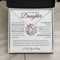 To My Beautiful Daughter | Love Knot Necklace - I Love You Always