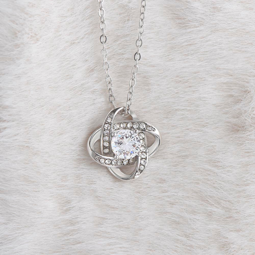 [ALMOST SOLD OUT] To My Beautiful Wife | I Didn't Marry You So That I Could Live With You (Love Knot Necklace)