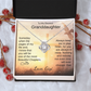 Personalized Granddaughter Love Knot Necklace From Grandma Grandpa Gigi Nana or Papa