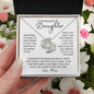 To My Beautiful Daughter from Mom| Love Knot Necklace
