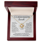 Personalized Bonus Daughter Necklace Gift |Stepdaughter Love Knot Jewelry