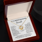 Personalized Bonus Daughter Necklace Gift | Stepdaughter Love Knot Jewelry