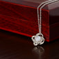 To My Beautiful Daughter from Mom| Love Knot Necklace