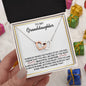 To My Granddaughter Interlocking Hearts Necklace, Gift From Grandma or Grandpa, Gigi or Papa