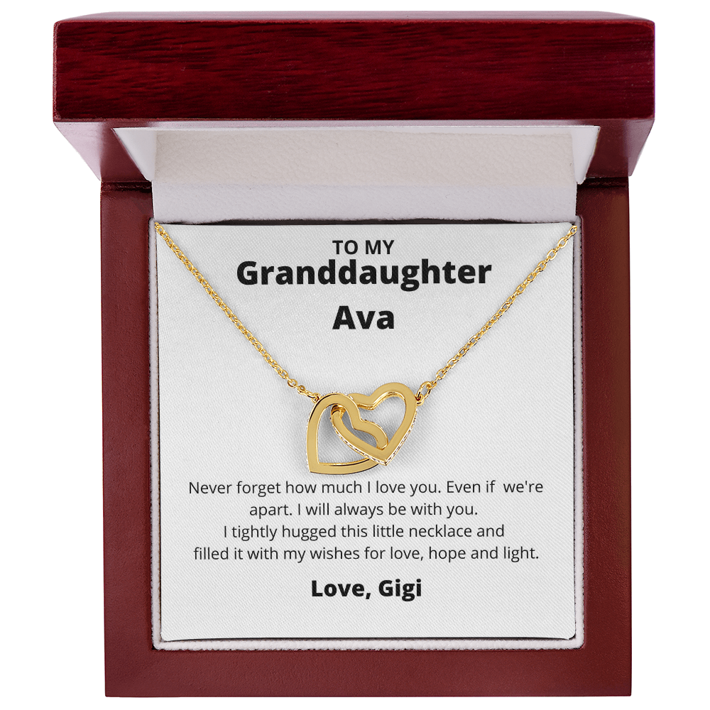 To My Granddaughter Ava from Gigi