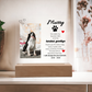Pet Memory Gift Personalized Pet Memorial Plaque with Photo, Custom Dog Loss Sympathy Present, Cat Remembrance Acrylic LED Light Sign