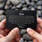 To My Son | I Turned Around For Just A Moment | Personalized Engraved Metal Wallet Card | Gift for Son