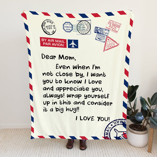 To My Mom - Cozy Plush Fleece Blanket