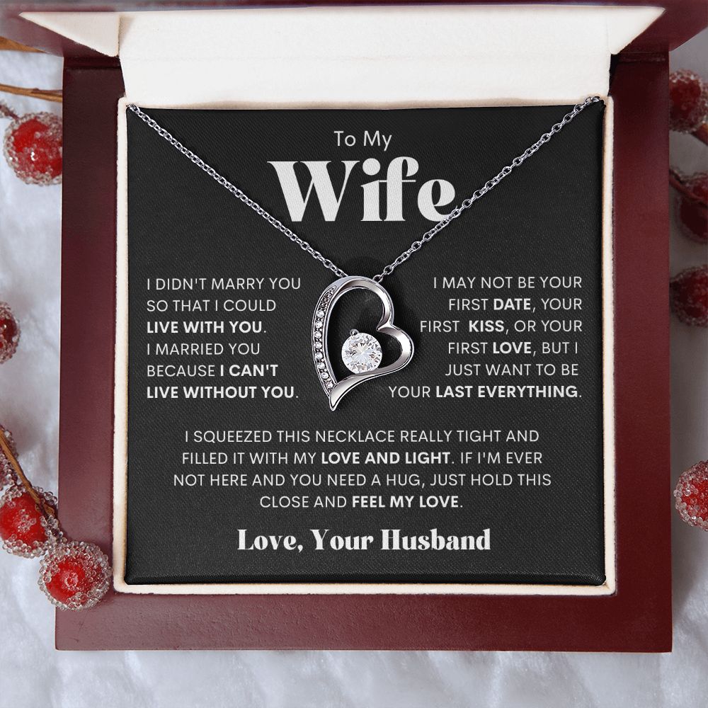 To My Beautiful Wife, Wife Birthday Gift Necklace, Love Dancing Necklace, Wife  Birthday Gift Necklace, Birthday Gift For Wife - Walmart.com