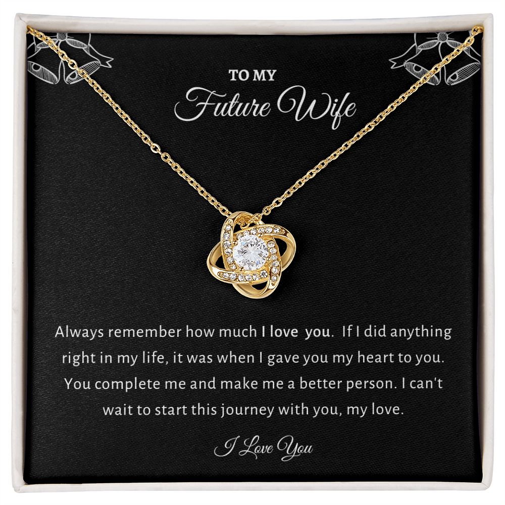 To My Future Wife | Love Knot Necklace
