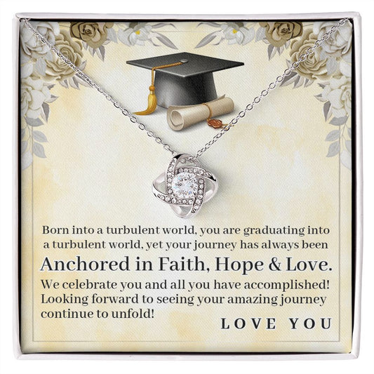 To My Daughter | Graduation Gift | Love Knot Necklace.