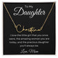 To My Daughter from Mom | Personalized Signature Name Necklace