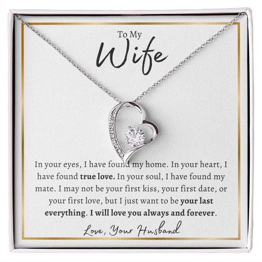 To My Wife from Your Husband | Forever Love Necklace