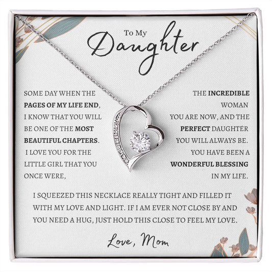 To My Daughter from Mom | Forever Love Necklace