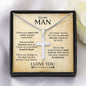 [Almost Sold Out] To My Man | Stainless Steel Cross Necklace