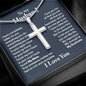 [Almost Sold Out] To My Husband | Stainless Steel Cross Necklace